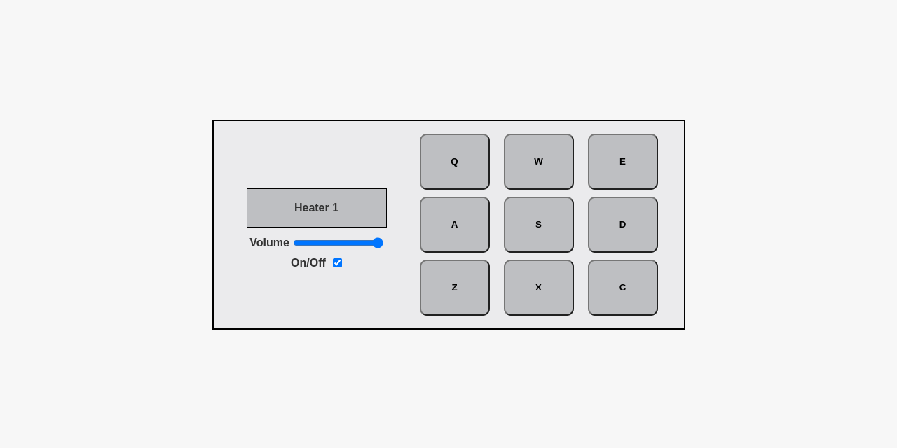 Drum machine project preview